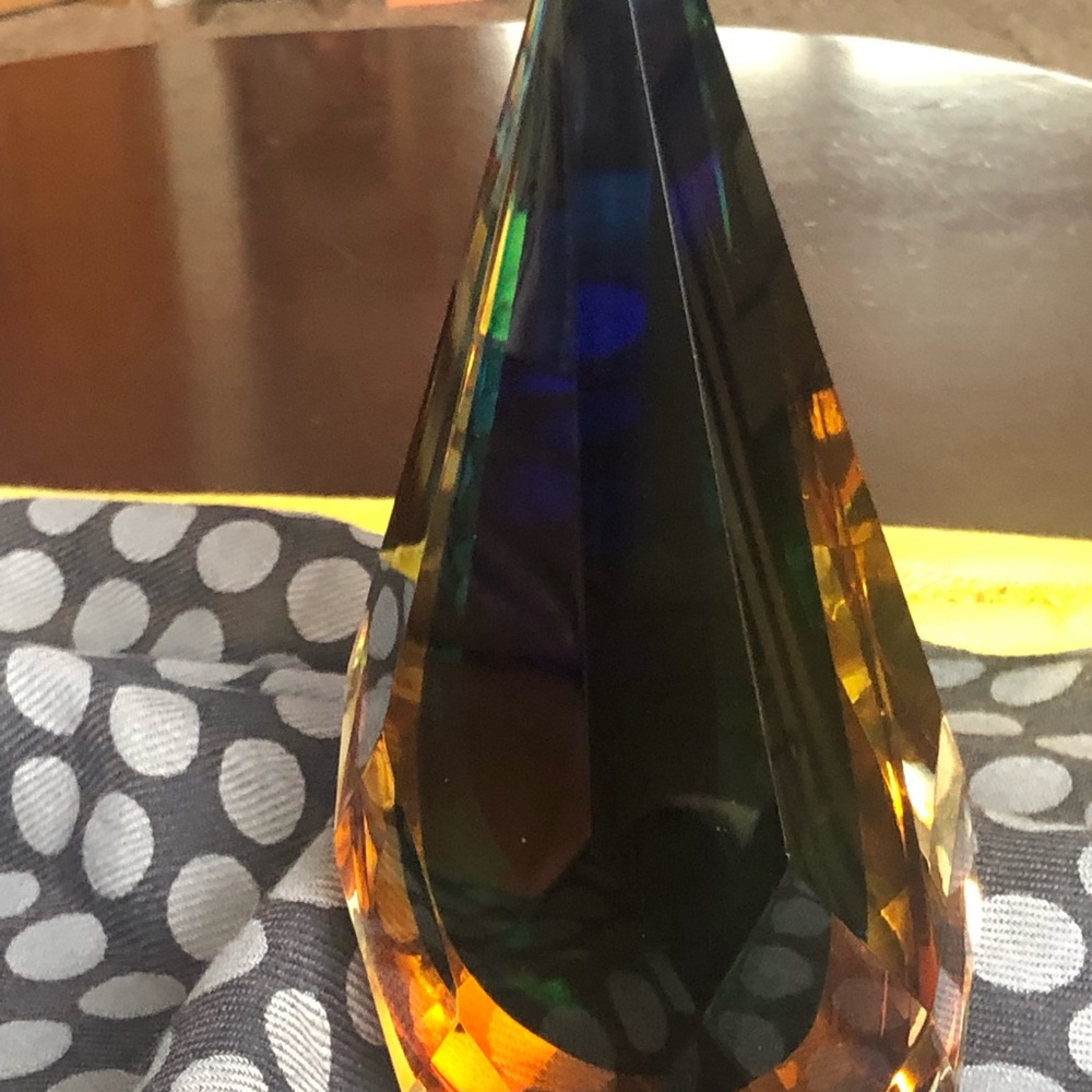 HP 4/23!π₯Murano Sommerso teardrop sculpture - Picture 8 of 8